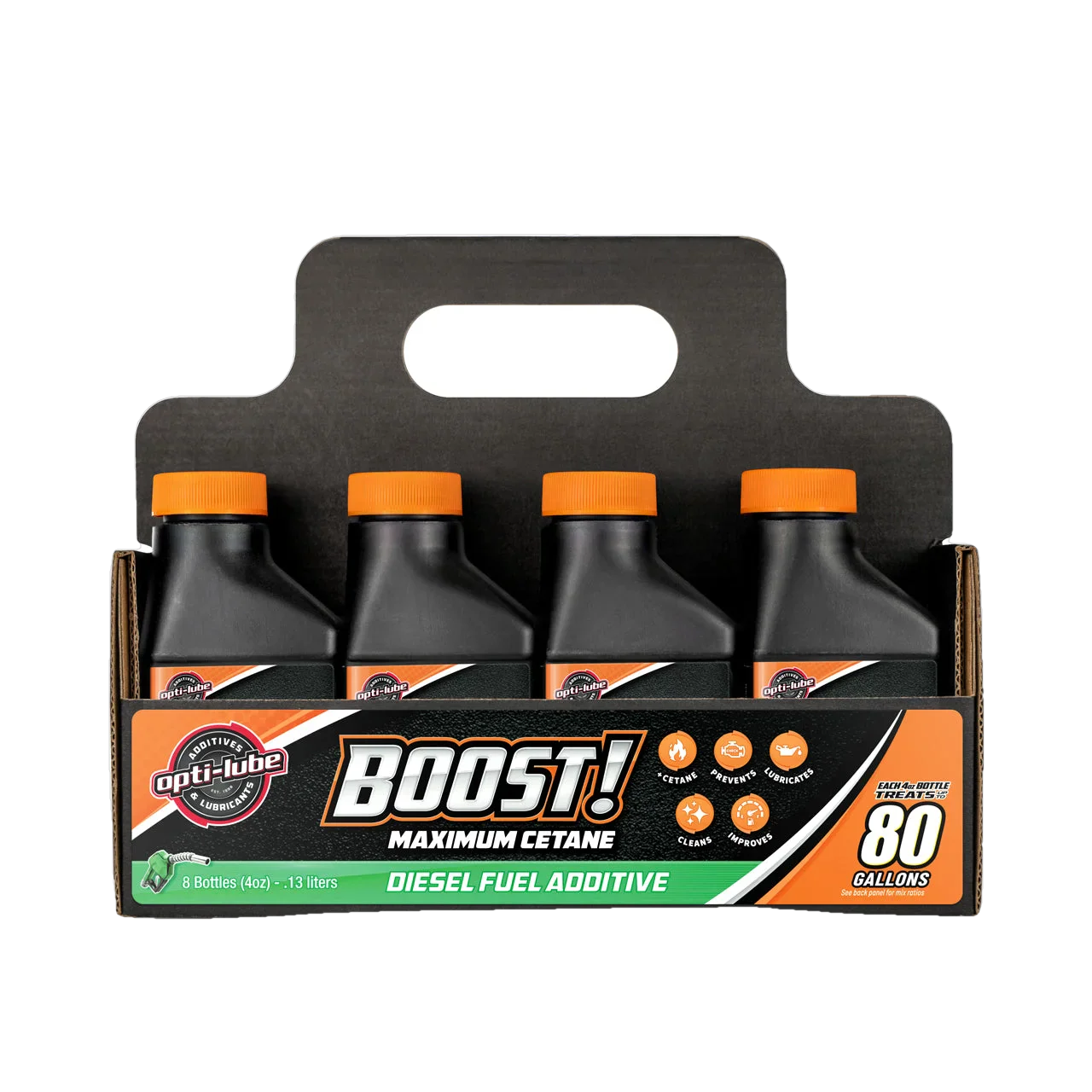 Opti-Lube Boost! Maximum Cetane Diesel Fuel Additive: 4oz 8 Pack