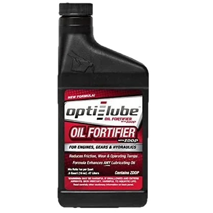 Opti-Lube Oil Fortifier with ZDDP (Zinc): 16 Ounce, Treats up to 16