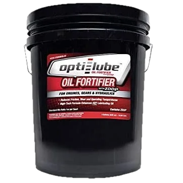 Opti-Lube Oil Fortifier with ZDDP (Zinc): 5 Gallon Pail, Treats up to