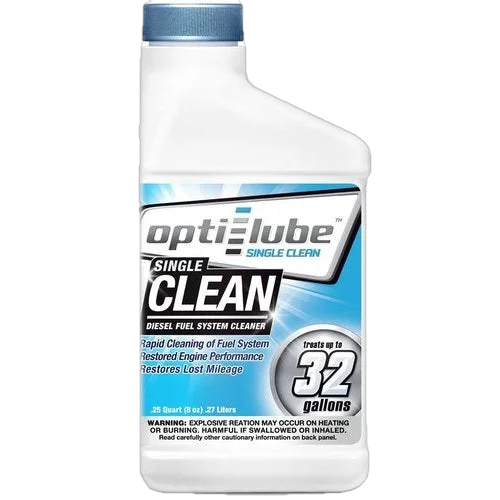 Opti-Lube Single Clean Diesel Fuel System/Injector Cleaner: 1 8oz