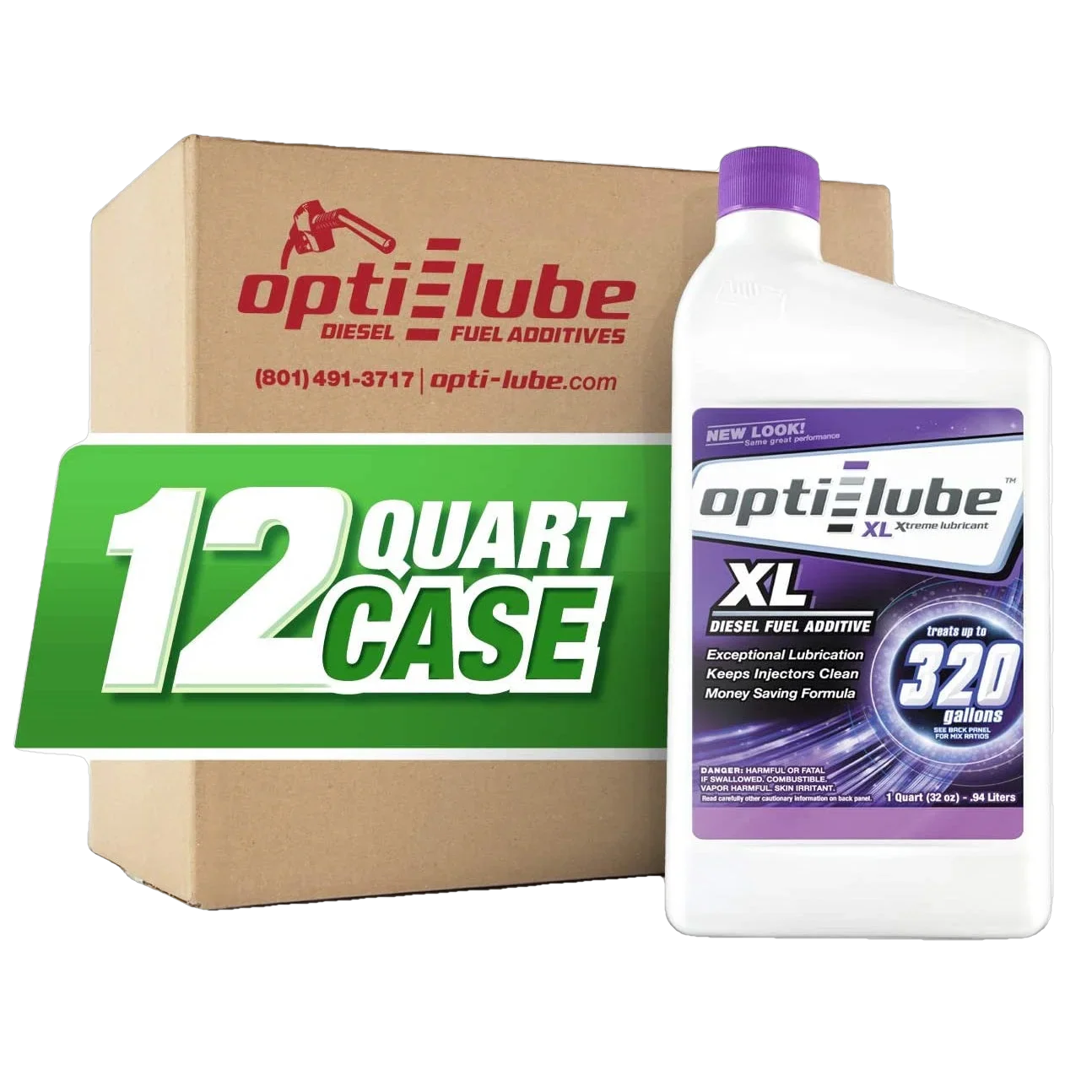 Opti-Lube XL Formula Diesel Fuel Additive: Quart, Case of 12. Each