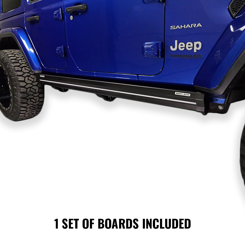 Lumastep M2 Powered Light Up Running Boards | 2018-2026 Jeep Wrangler JLU