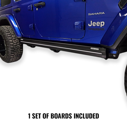 Lumastep M2 Powered Light Up Running Boards | 2018-2026 Jeep Wrangler JLU