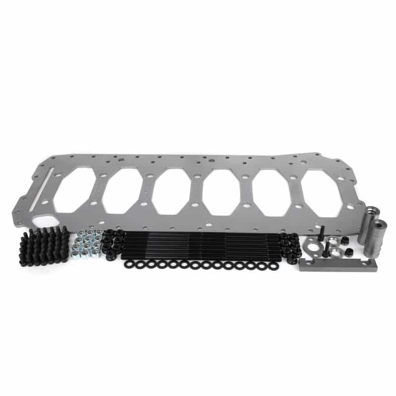 Dodge Common Rail Gorilla Girdle For 89-02 Cummins With ARP XL Main Studs Industrial Injection
