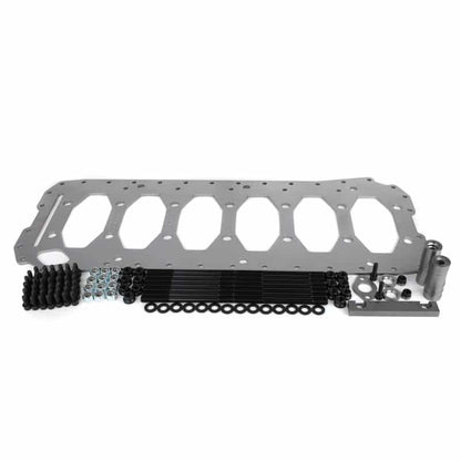 Dodge Common Rail Gorilla Girdle For 89-02 Cummins With ARP XL Main Studs Industrial Injection