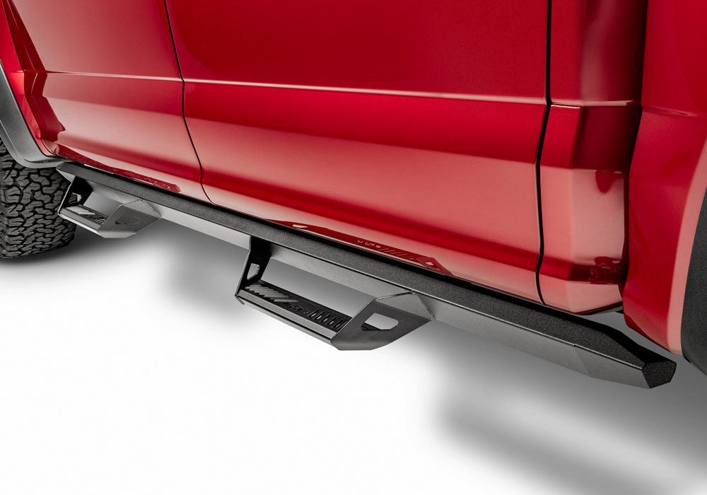 Predator Pro Cab Length (2 Steps per Side) 2009-2014 Ford F-150 SuperCrew Textured Black NFab