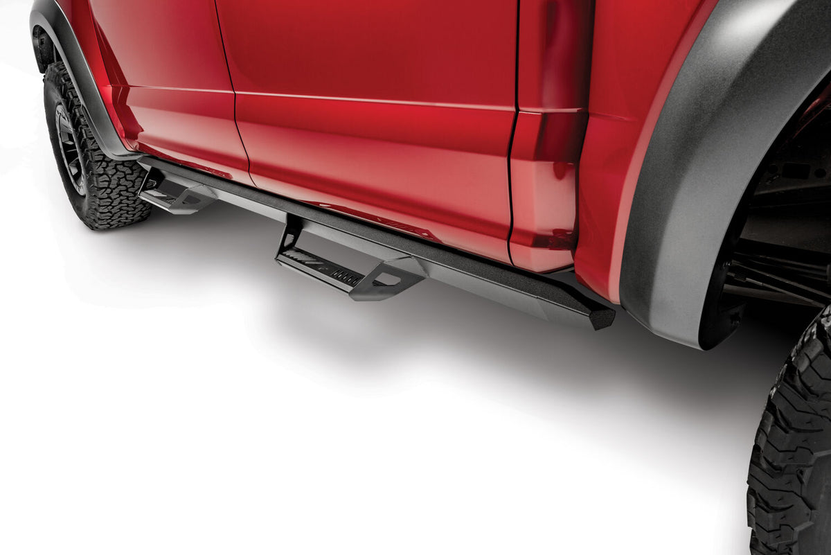 Predator Pro Cab Length (2 Steps per Side) 2015-2025 Ford F-150/17-25 Raptor/22-25 Lightning SuperCrew Textured Black NFab