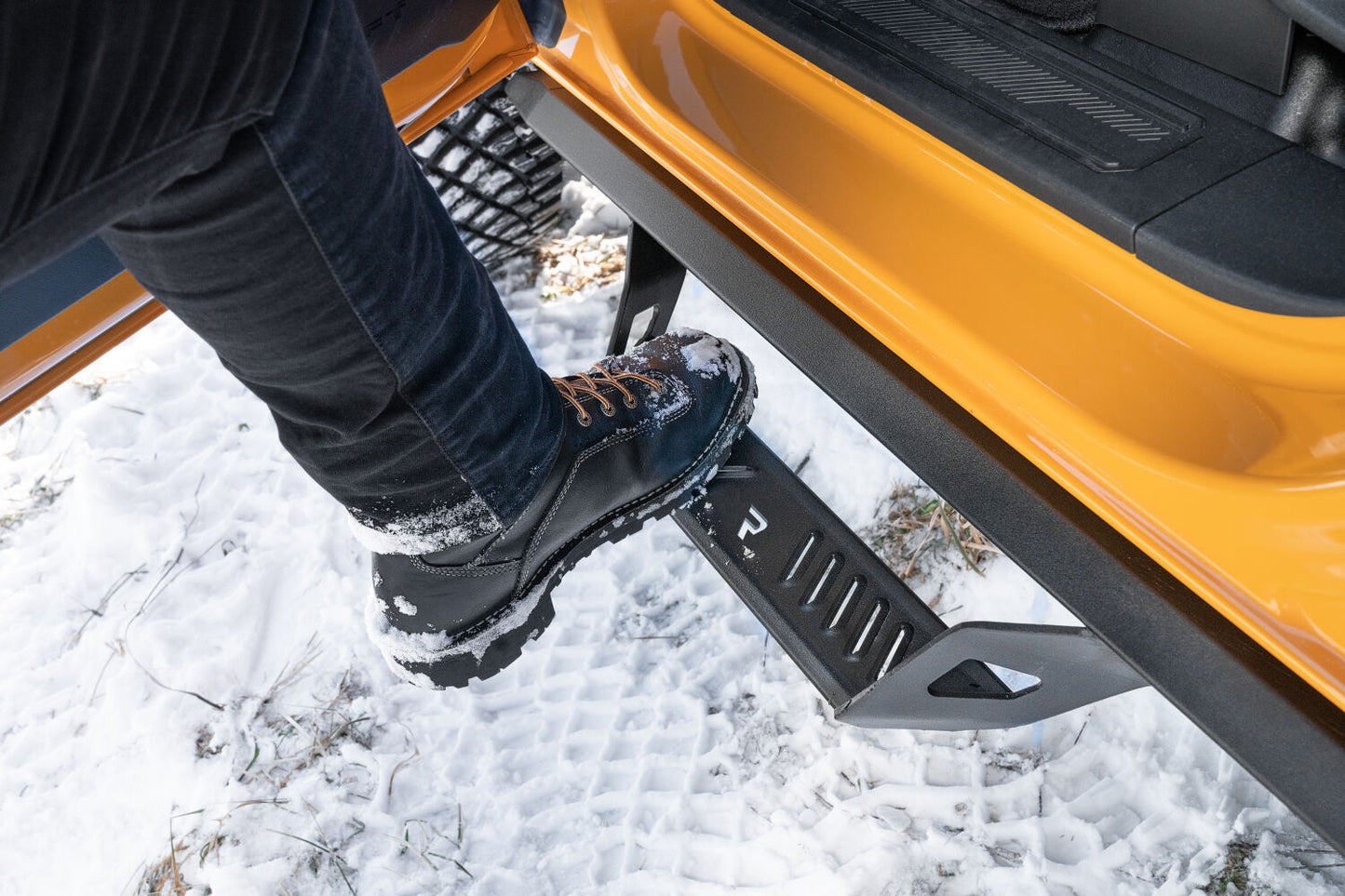 Predator Pro Full Length (1 Step per Side) 2021-2025 Ford Bronco 2-Door Textured Black NFab