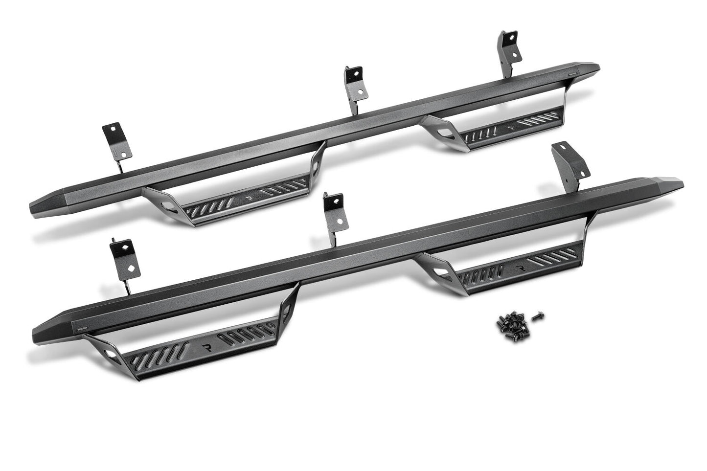 Predator Pro Cab Length (2 Steps per Side) 2005-2023 Toyota Tacoma Double Cab Textured Black NFab