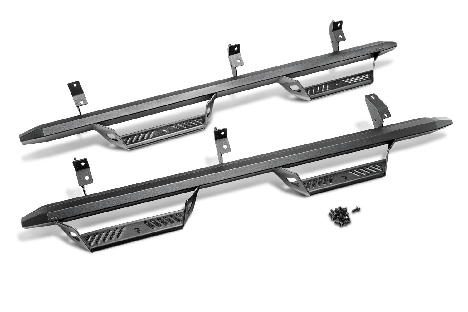 Predator Pro Cab Length (2 Steps per Side) 2005-2023 Toyota Tacoma Double Cab Textured Black NFab