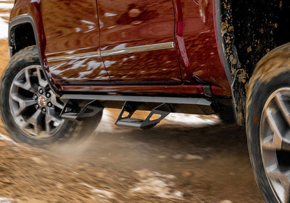 Predator Pro Cab Length (2 Steps per Side) 2005-2023 Toyota Tacoma Double Cab Textured Black NFab