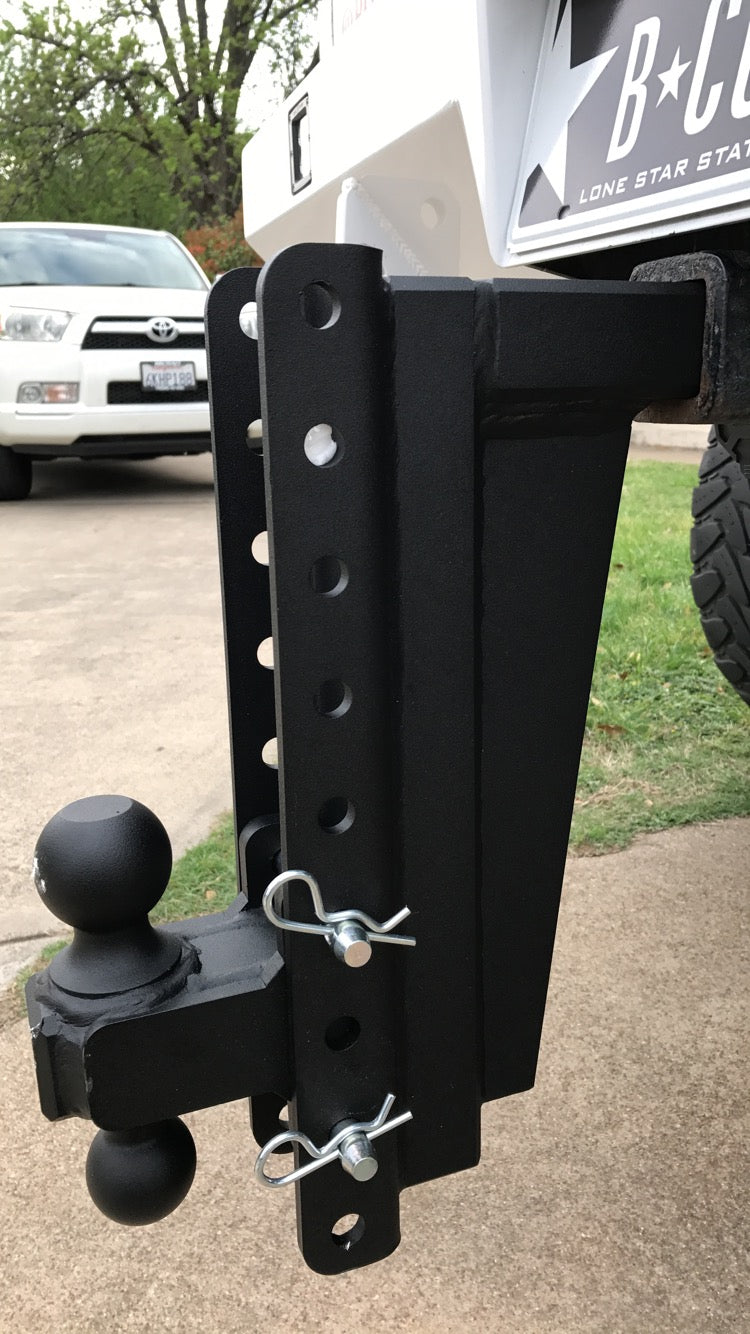 Heavy/Extreme Duty 2 inch & 2-5/16 inch Dual Ball BulletProof Hitch