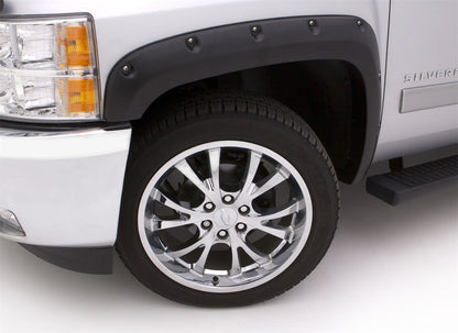 Rivet Style Fender Flare Set Front and Rear, Smooth, 4-Piece Set 2007-2014 Silverado/Sierra 1500/2500 HD/3500 HD Fleetside Lund