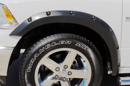 Rivet Style Fender Flare Set Front, Textured, 2-Piece Set 2010-2018 Ram 2500/3500 Fleetside Lund