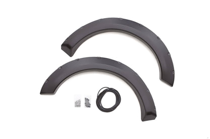 Rivet Style Fender Flare Set Front, Smooth, 2-Piece Set 2011-2016 Ford F-250 Super Duty/F-350 Super Duty Fleetside Lund