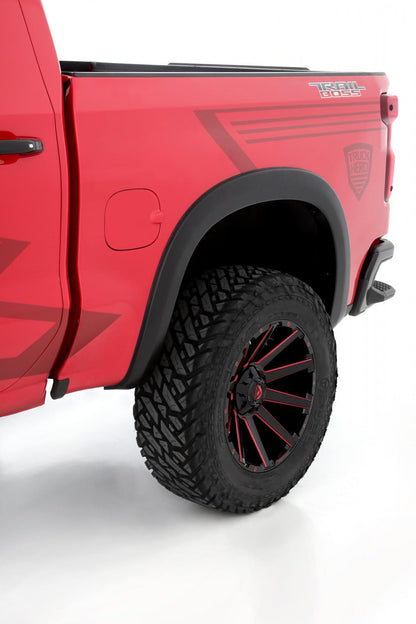 Sport Style Fender Flare Set Rear, Smooth, 2-Piece Set 2019-2022 Silverado 1500 Lund