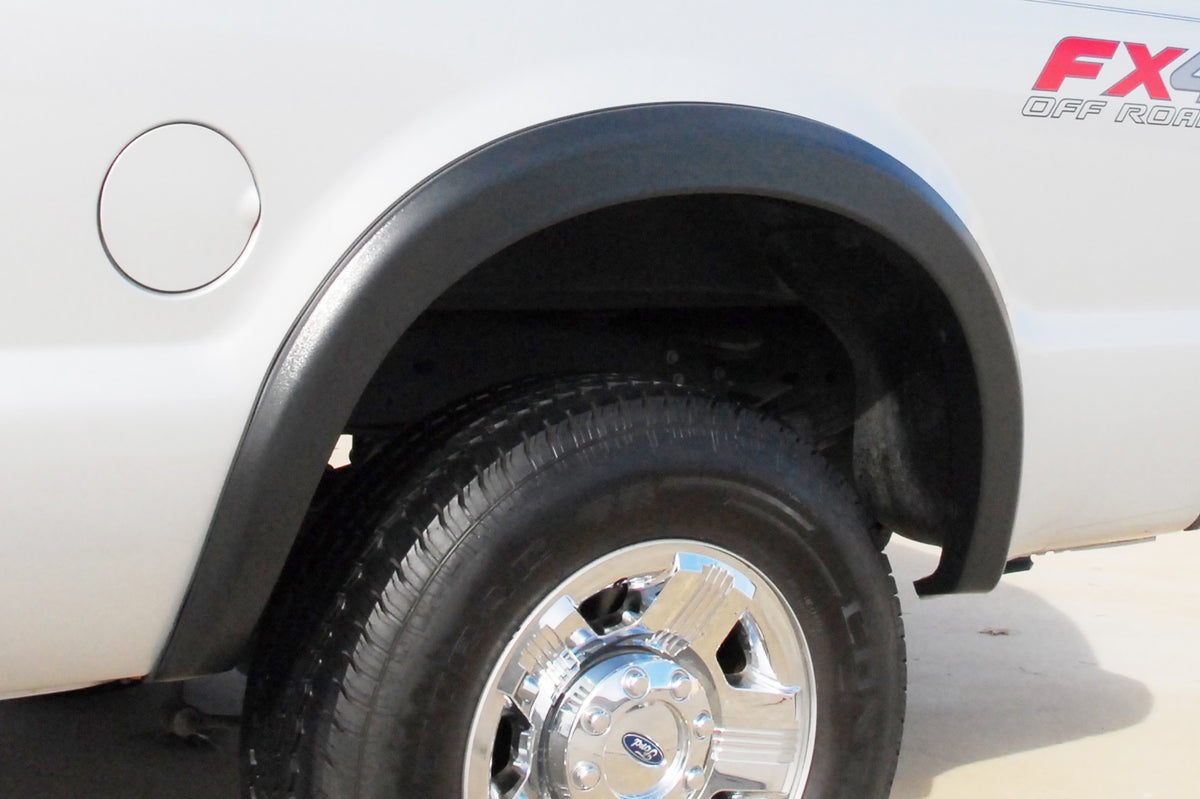 Sport Style Fender Flare Set Rear, Textured, 2-Piece Set 2008-2010 Ford F-250/F-350 Super Duty Fleetside Lund