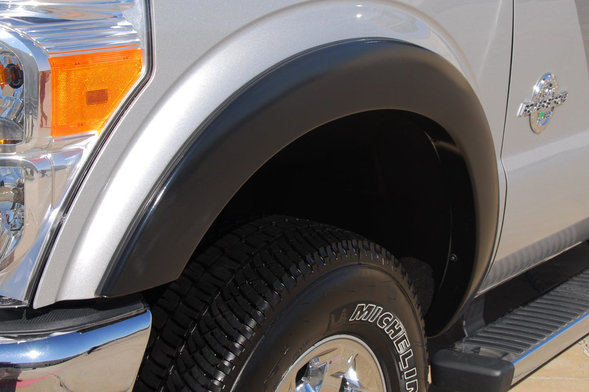 Sport Style Fender Flare Set Front, Textured, 2-Piece Set 2011-2016 Ford F-250 Super Duty/F-350 Super Duty Fleetside Lund