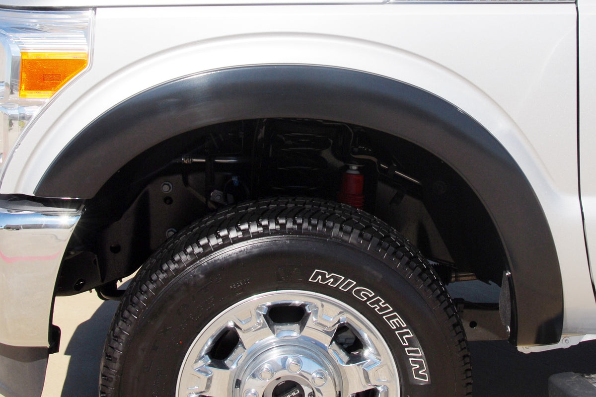 Sport Style Fender Flare Set Front, Textured, 2-Piece Set 2011-2016 Ford F-250 Super Duty/F-350 Super Duty Fleetside Lund