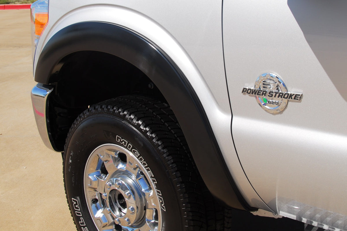 Sport Style Fender Flare Set Front, Textured, 2-Piece Set 2011-2016 Ford F-250 Super Duty/F-350 Super Duty Fleetside Lund