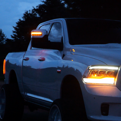 2023+ Style Ram Tow Mirrors | 2009-2018 Dodge Ram 1500