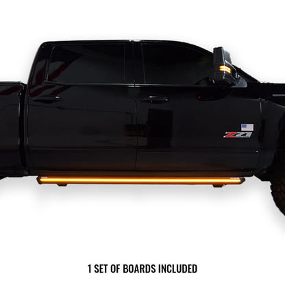 Lumastep M2 Powered Light Up Running Boards | 2014-2019 Chevy Silverado & GMC Sierra