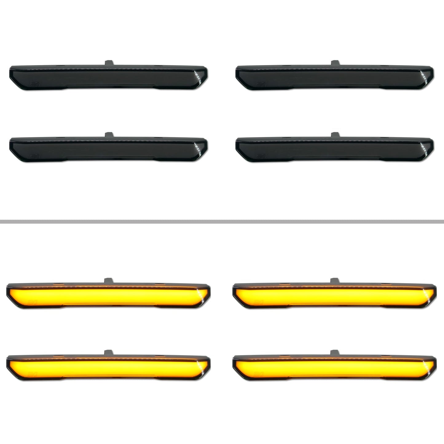 2020-2026 GMC Sierra 2500/3500 Fender Lights - Smoked / Frosted