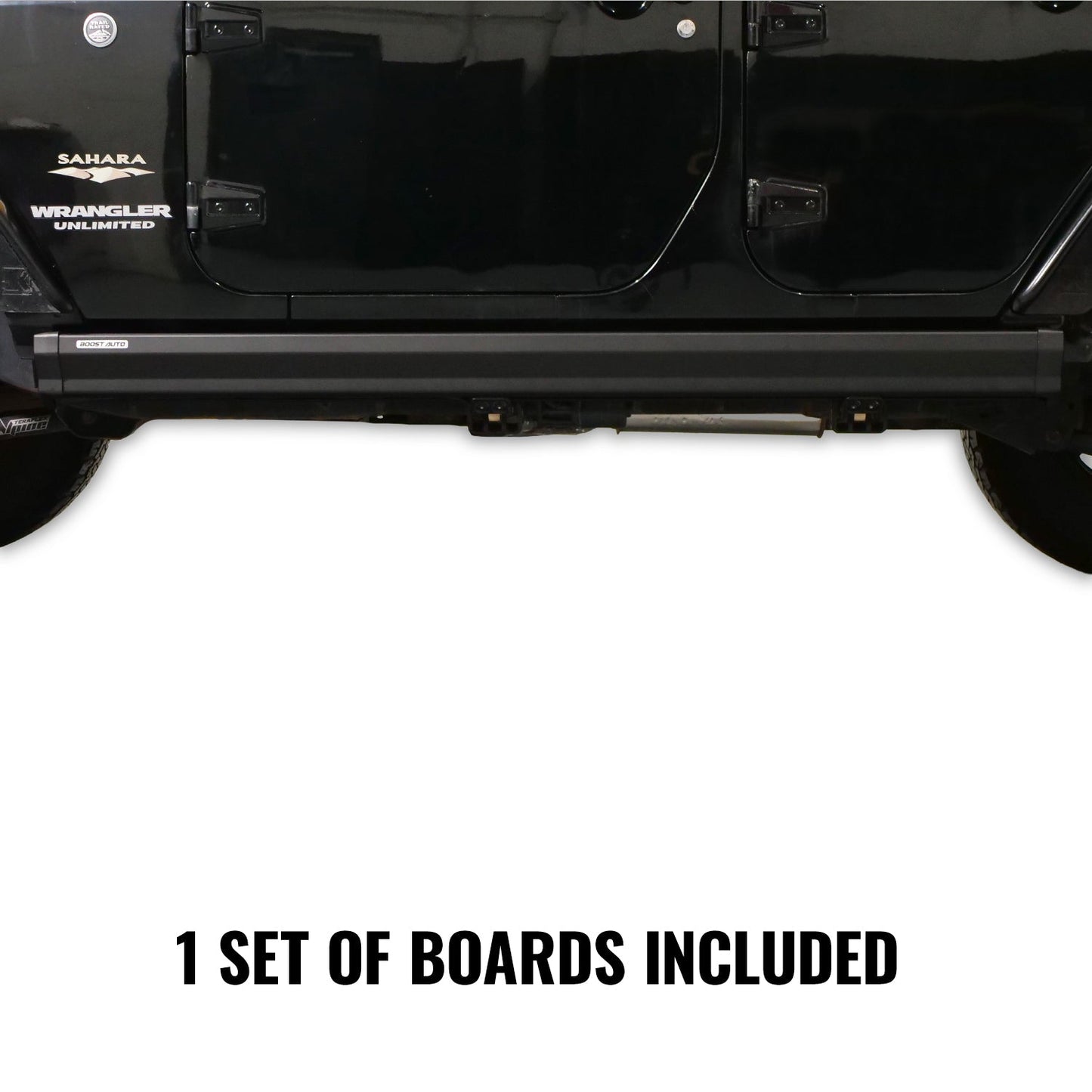 Boost Auto Powered Running Boards | 2007-2018 Jeep Wrangler JKU