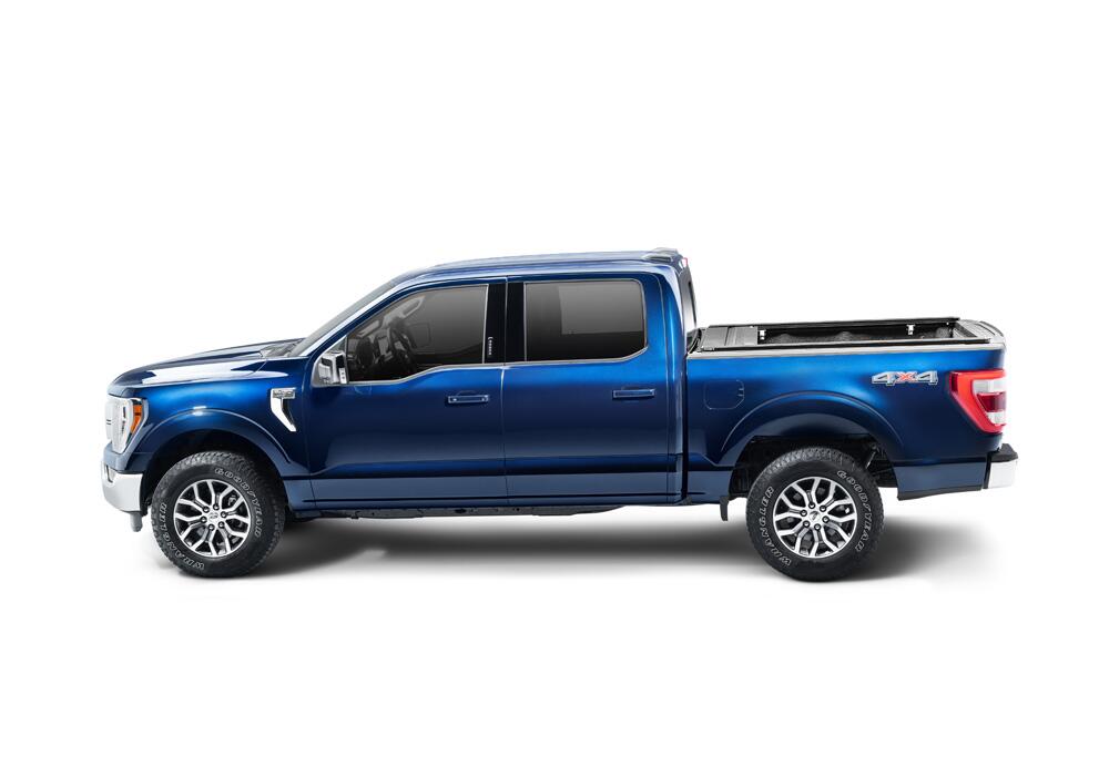 RetraxOne XR Retractable Tonneau Cover Matte One Piece Polycarbonate Construction 2021-2026 Ford F-150 6' 7 inch Bed without Stake Pockets