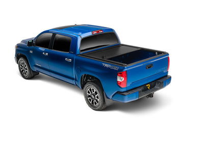 RetraxOne XR Retractable Tonneau Cover Matte One Piece Polycarbonate Construction 2022-2026 Toyota Tundra Regular/Double Cab 6' 7 inch Bed with Deck Rail System without Stake Pockets