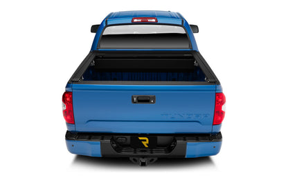 RetraxOne XR Retractable Tonneau Cover Matte One Piece Polycarbonate Construction 2022-2026 Toyota Tundra Regular/Double Cab 6' 7 inch Bed with Deck Rail System without Stake Pockets