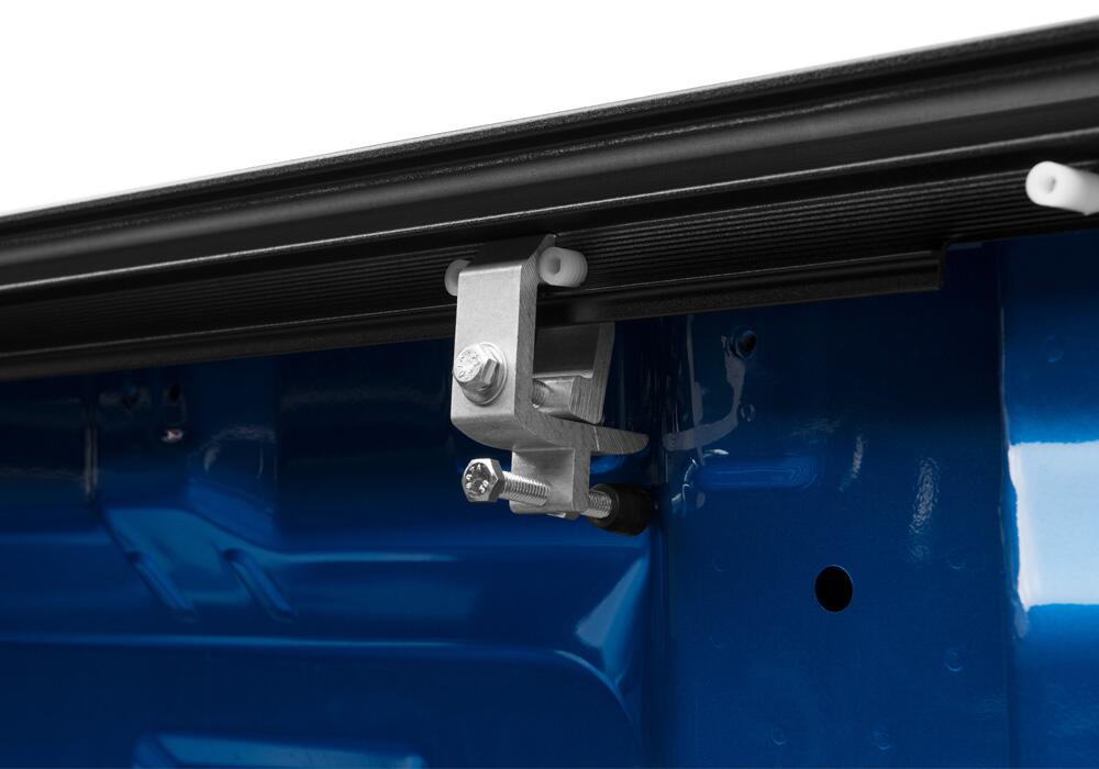 RetraxOne XR Retractable Tonneau Cover Matte One Piece Polycarbonate Construction 2022-2026 Toyota Tundra Regular/Double Cab 6' 7 inch Bed with Deck Rail System without Stake Pockets