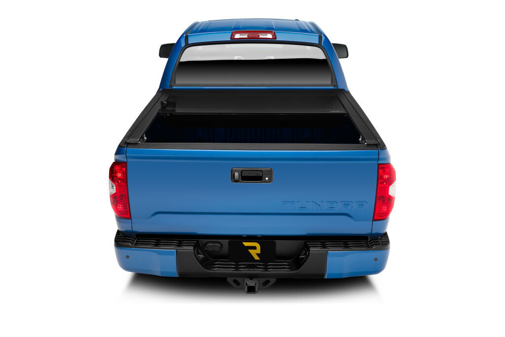 RetraxOne XR Retractable Tonneau Cover Matte One Piece Polycarbonate Construction 2022-2026 Toyota Tundra Regular/Double Cab 6' 7 inch Bed with Deck Rail System without Stake Pockets