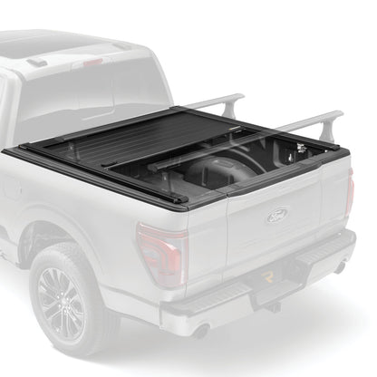 RetraxPRO Xr Retractable Tonneau Cover Industrial Strength Aluminum Construction 2019-2026 Silverado/Sierra (without CarbonPro Bed) 5' 9 inch Bed without Stake Pockets Standard Rails