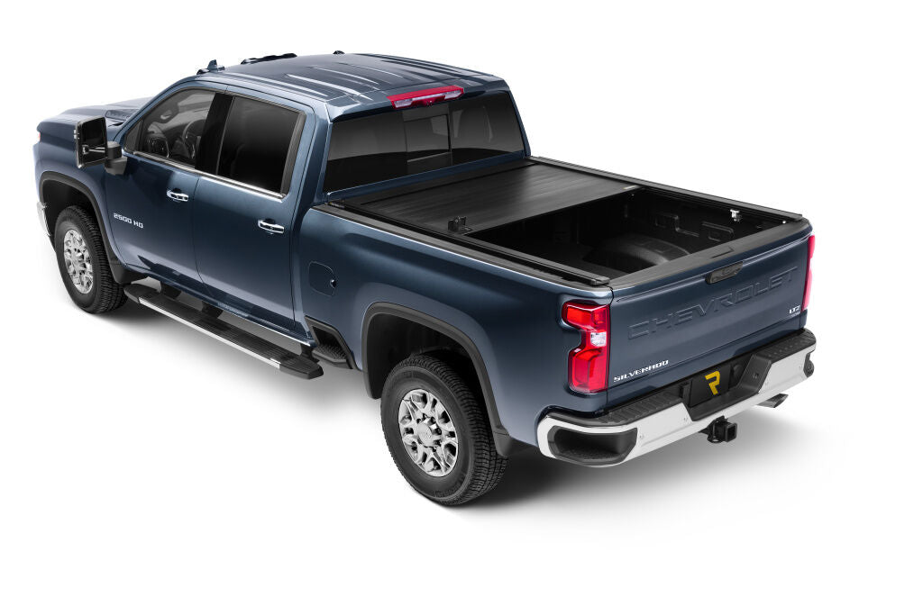 PowertraxPRO Xr Retractable Tonneau Cover Industrial Strength Aluminum Construction Electric Cover 2019-2026 Silverado/Sierra (without CarbonPro Bed) 5' 9 inch Bed without Stake Pockets Standard Rails