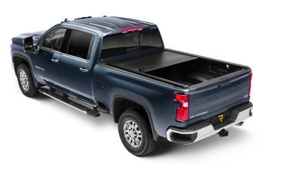 PowertraxPRO Xr Retractable Tonneau Cover Industrial Strength Aluminum Construction Electric Cover 2019-2026 Silverado/Sierra (without CarbonPro Bed) 5' 9 inch Bed without Stake Pockets Standard Rails