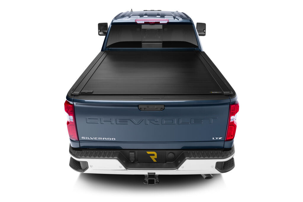 PowertraxPRO Xr Retractable Tonneau Cover Industrial Strength Aluminum Construction Electric Cover 2019-2026 Silverado/Sierra (without CarbonPro Bed) 5' 9 inch Bed without Stake Pockets Standard Rails