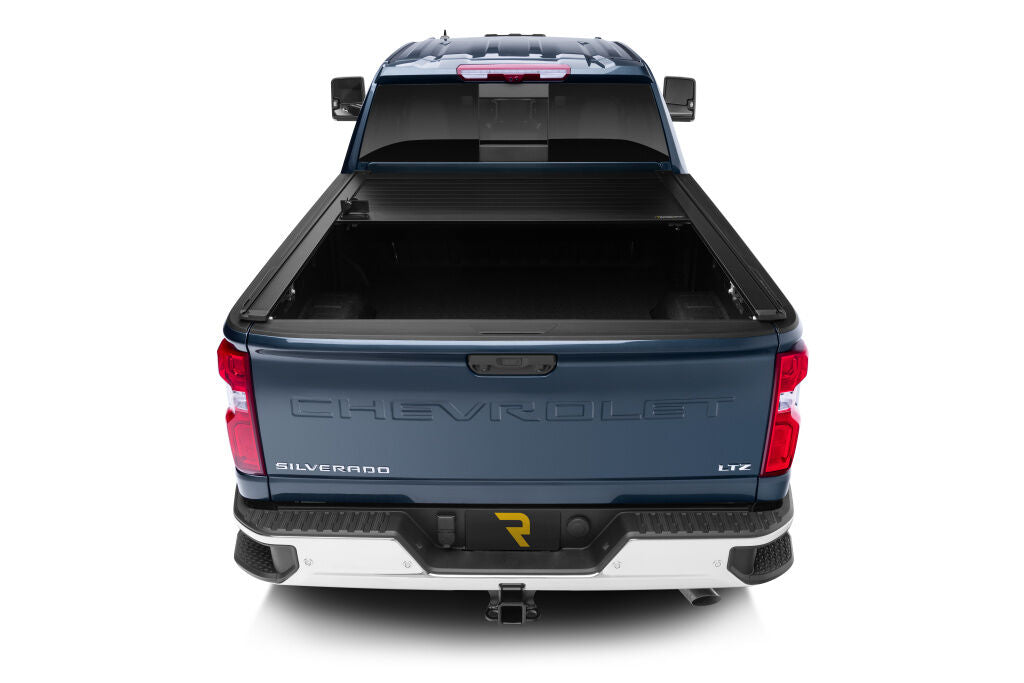 PowertraxPRO Xr Retractable Tonneau Cover Industrial Strength Aluminum Construction Electric Cover 2019-2026 Silverado/Sierra (without CarbonPro Bed) 5' 9 inch Bed without Stake Pockets Standard Rails