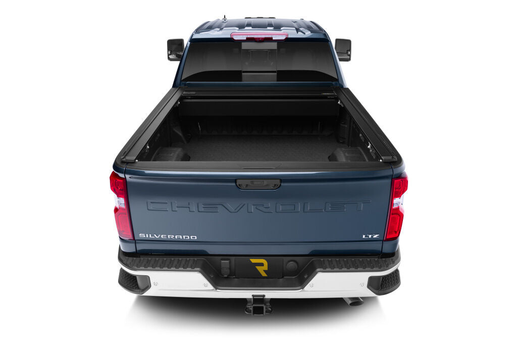 PowertraxPRO Xr Retractable Tonneau Cover Industrial Strength Aluminum Construction Electric Cover 2019-2026 Silverado/Sierra (without CarbonPro Bed) 5' 9 inch Bed without Stake Pockets Standard Rails