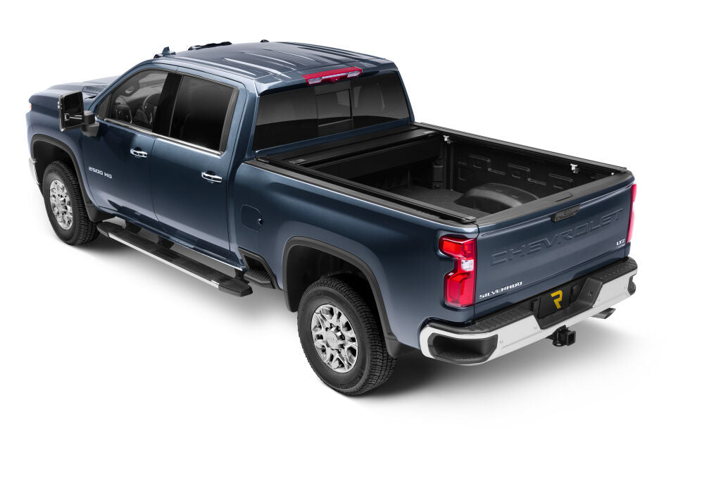 PowertraxPRO Xr Retractable Tonneau Cover Industrial Strength Aluminum Construction Electric Cover 2019-2026 Silverado/Sierra (without CarbonPro Bed) 5' 9 inch Bed without Stake Pockets Standard Rails