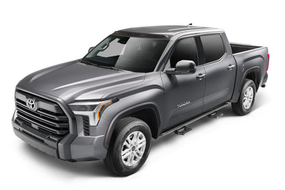 RKR Step System Cab Length (2 Step Mounts/2 Steps per Side) 1.75 Inch Rails 2022-2025 Toyota Tundra CrewMax Textured Black NFab