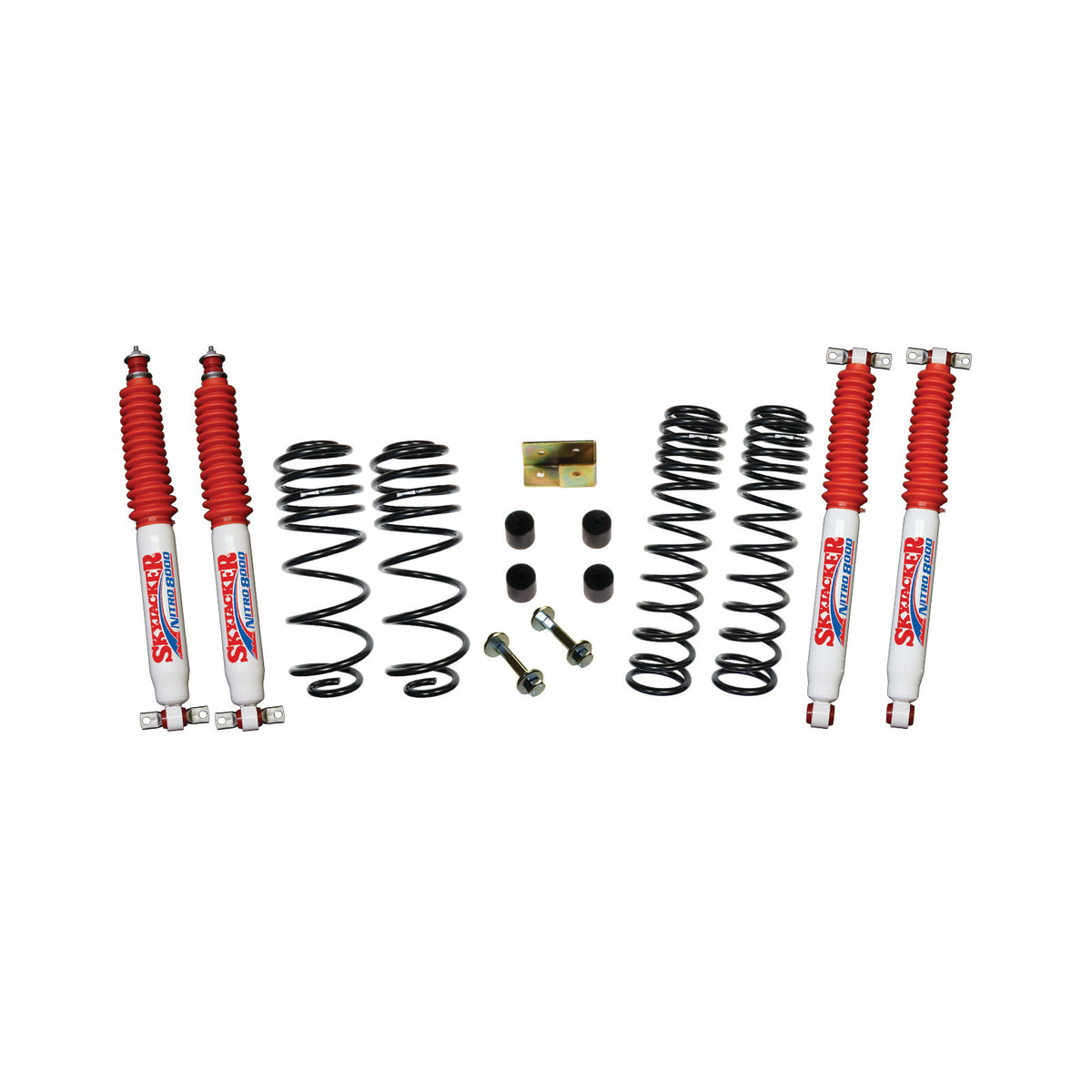 2.5 Inch Dual Rate Long Travel One Box Kit With Shocks TJ/LJ 1997-2006 Jeep Wrangler/Unlimited Skyjacker