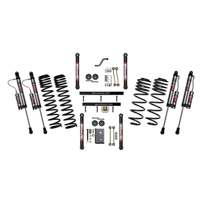 4 Inch Suspension Lift System With ADX 2.0 Remote Reservoir Shocks with Lower Links 97-02 Jeep Wrangler TJ Skyjacker
