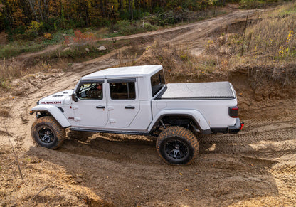 TrailSlider Step System Cab Length (2 Steps per Side) 2020-2025 Jeep Gladiator Textured Black NFab