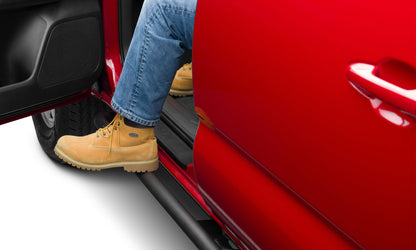 TrailSlider Step System Cab Length (2 Steps per Side) 2016-2023 Toyota Tacoma Double Cab Textured Black NFab