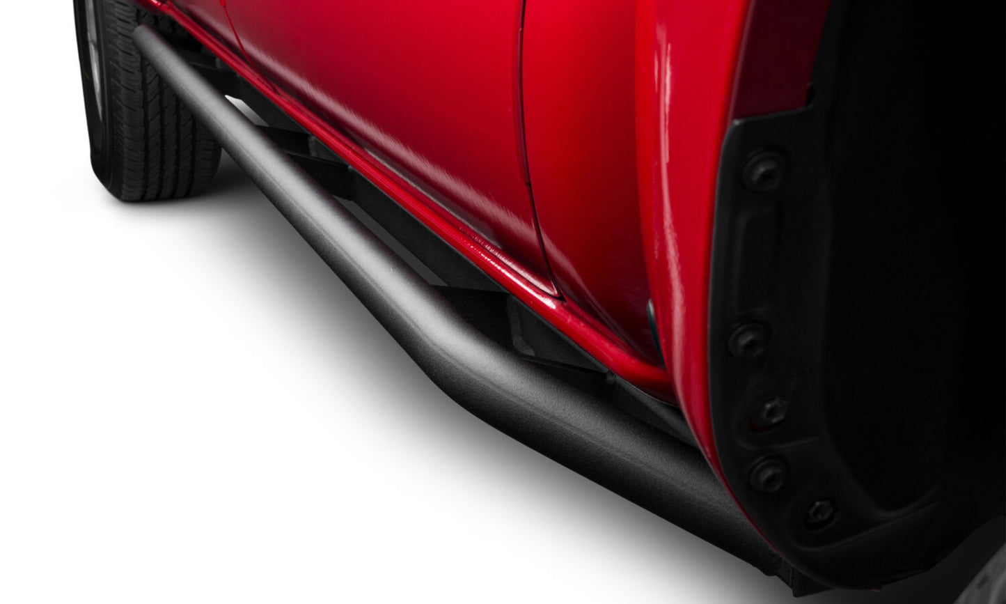 TrailSlider Step System Cab Length (2 Steps per Side) 2016-2023 Toyota Tacoma Double Cab Textured Black NFab