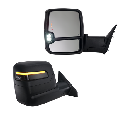 2023+ Style Ram Tow Mirrors | 2019-2022 Dodge Ram 2500/3500