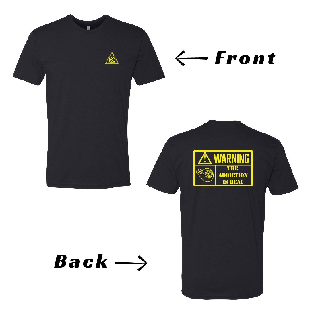 Textile Graphix The Addiction Is Real (UPDATED) - T-Shirt