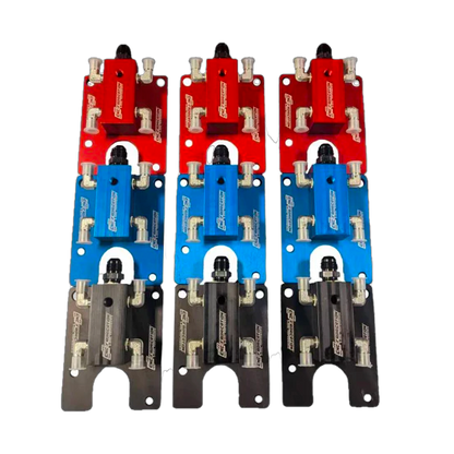 CNCFAB CNC Fabrication 4-Line Feed Valley Mount Fuel Line Kit - 7.3