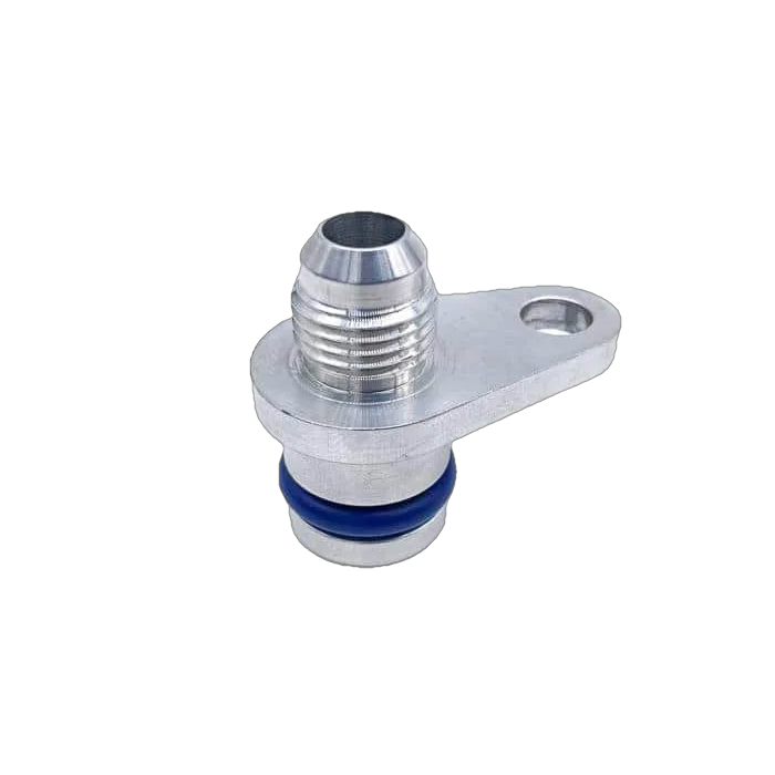 KC Turbos KC Turbo Oil Feed line Adapter (AN6 Fitting) - 6.0